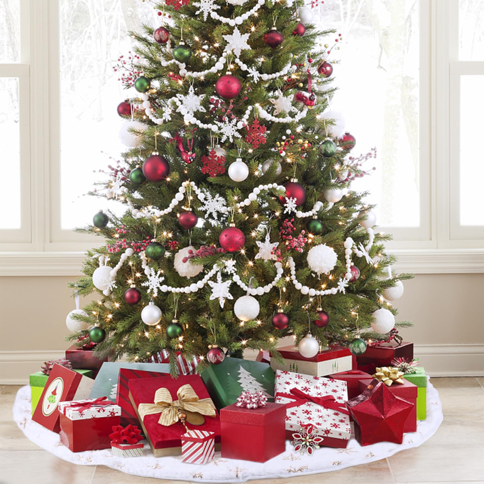 Falda Para Árbol De Navidad Diy, Tapete Diámetro 62cm | Envío Gratis