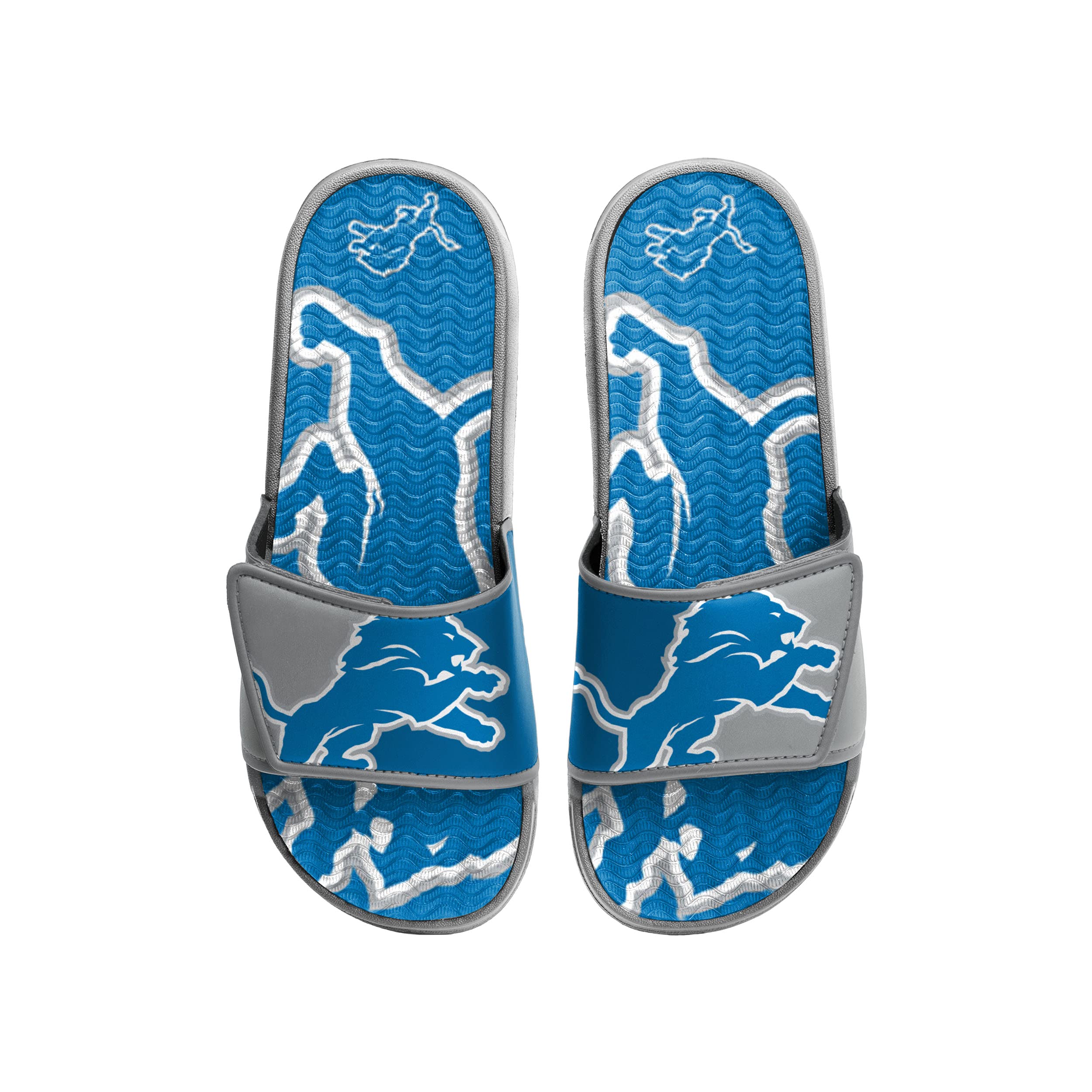 FOCO Herren NFL Team Logo Sport Shower Foam Slide Flip Flop Sandalen