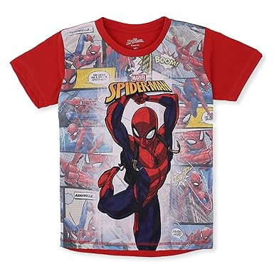 Kidsville Spiderman Featured Tshirt for Boys