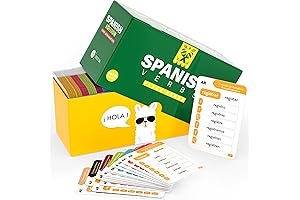 Spanish Verb Conjugation Flash Cards: Learn 1,000 Verbs and 6 Tenses