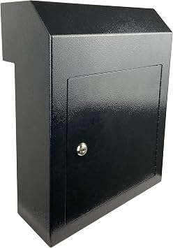 Through-the-Door Mailbox with Rear Access Door & Rain Cover