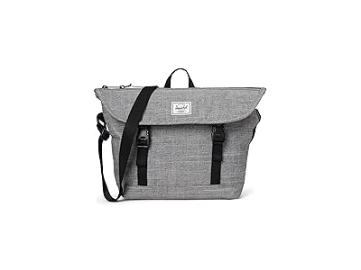Herschel Supply Co. Cove Small Messenger Weekender/Overnight Luggage Raven Crosshatch, Synthetic