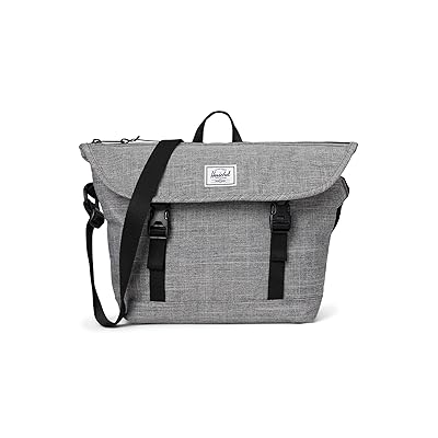 Herschel Supply Co. Cove Small Messenger Weekender/Overnight Luggage Raven Crosshatch, Synthetic