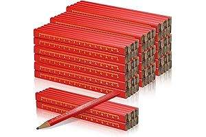 100 Pcs Fraction Pencils Black Carpenter Pencil Set