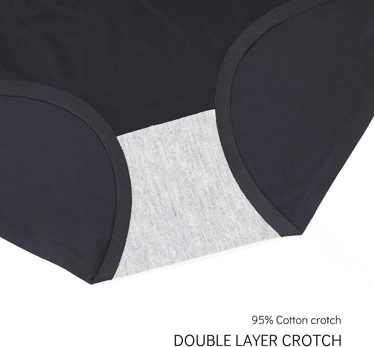 FallSweet No Show High Waist Briefs Underwear for Women Seamless Panties Multi Pack - Image 5