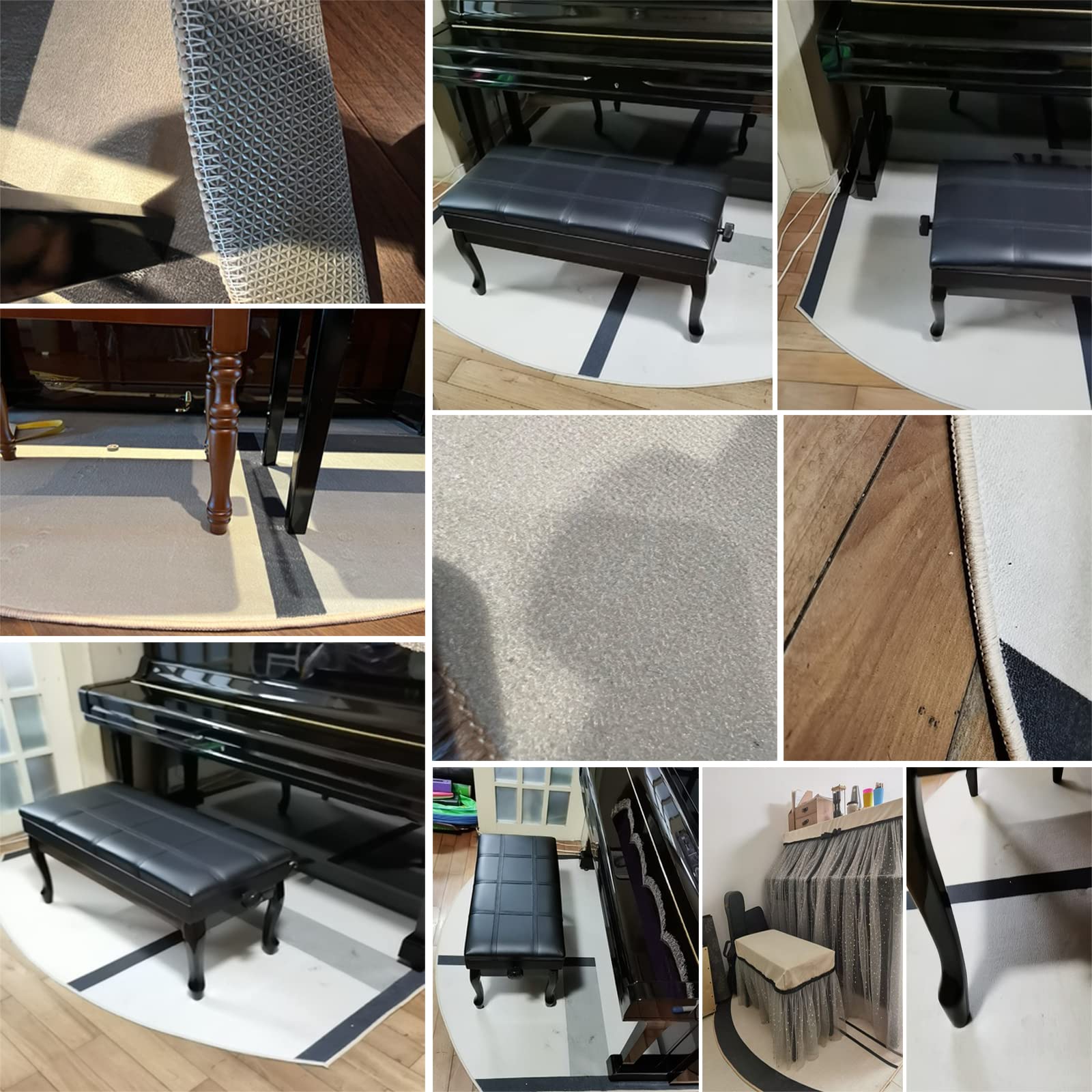 Tappeto Per Batteria Elettronica - Antiscivolo E Fonoassorbente Per Studio E Esibizioni - Foto 8