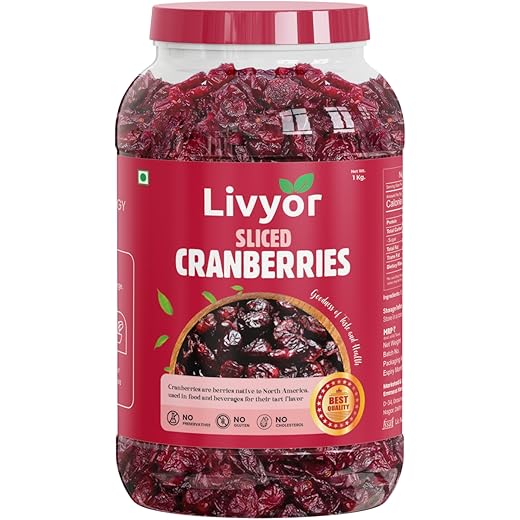 Sliced Cranberries 1kg