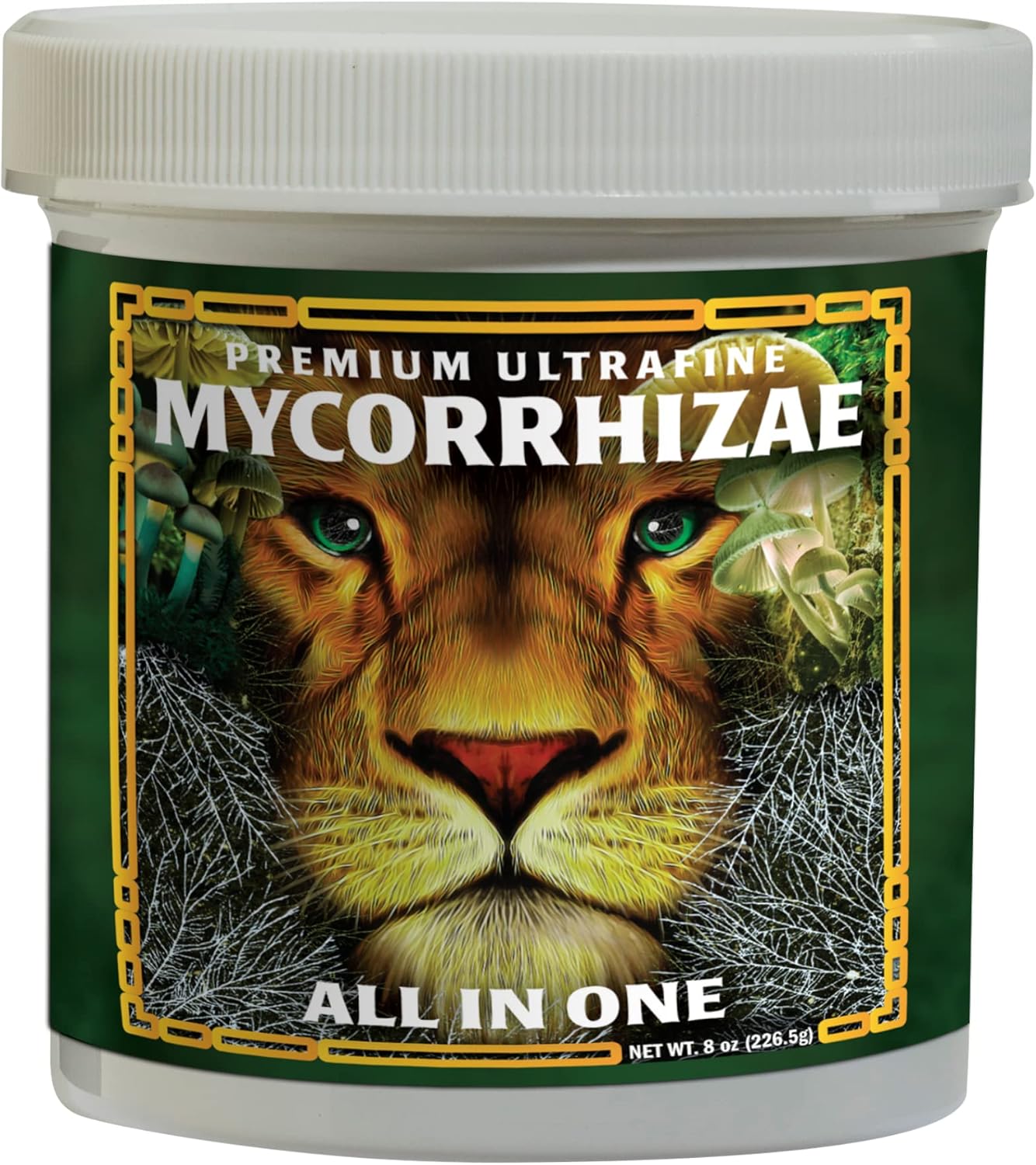 GreenGro Premium Ultrafine Myco - Mycorrhizal Inoculant & Water Soluble Root Enhancer from Superior Strains/Improves Nutrient Uptake & Eases Transplant/Indoor & Outdoor Plant Fertilizer (8 oz)