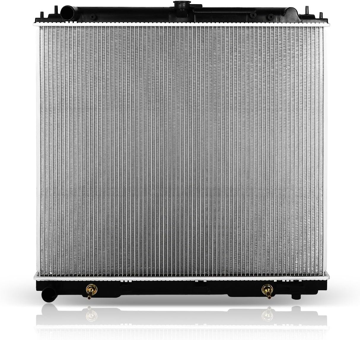 OCPTY 2808 Engine Coolant Radiator Compatible with 2005-2017 for Nissan Frontier 2.5L Replace# 2808,CU2808,NI3010206, NI3010207, 21460EA005, 214609BA0A Automotive Aluminum Core Radiator Assembly