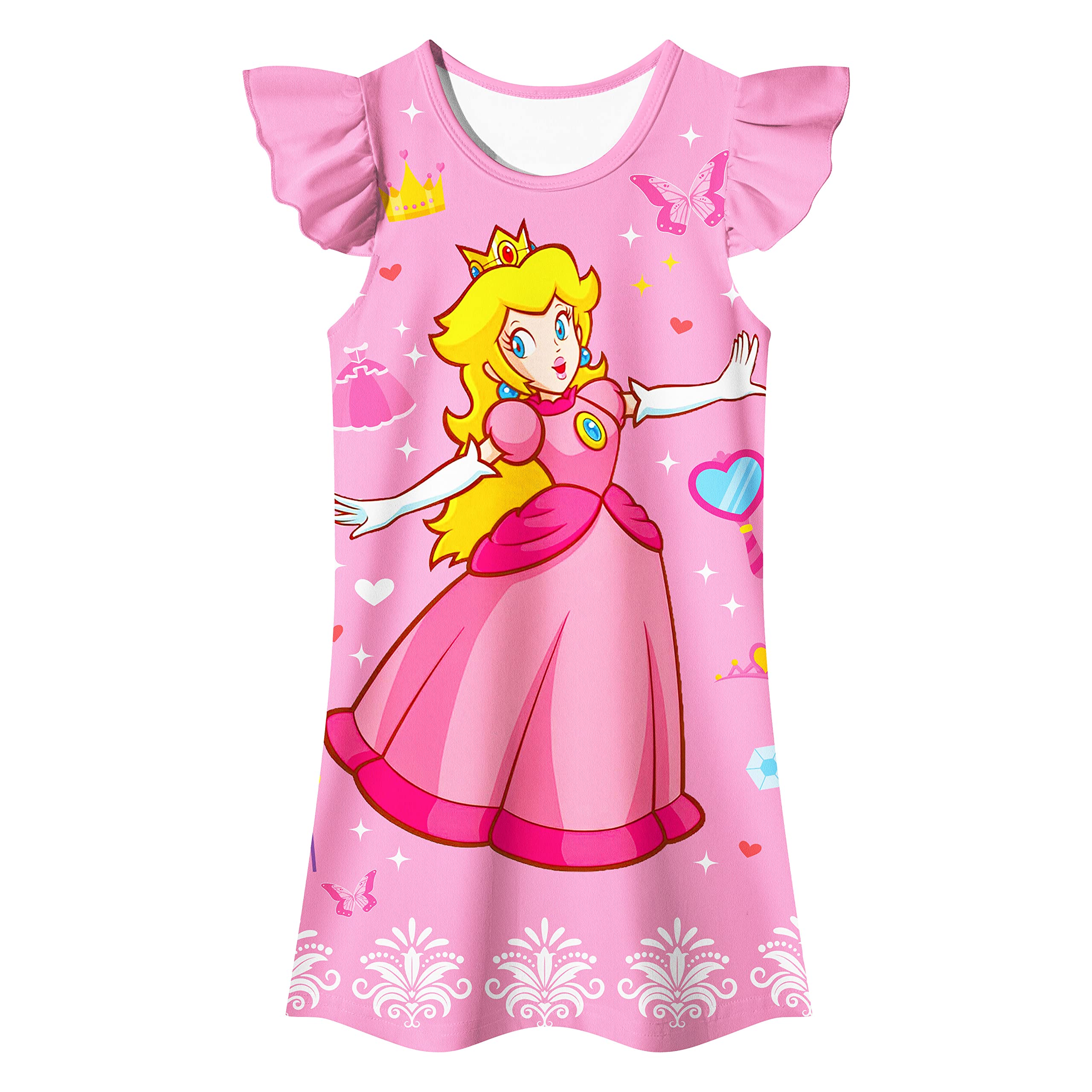 PoterloyPrincess Dress Costume For Girls Toddler Casual Dress Cartoon Kids Costume