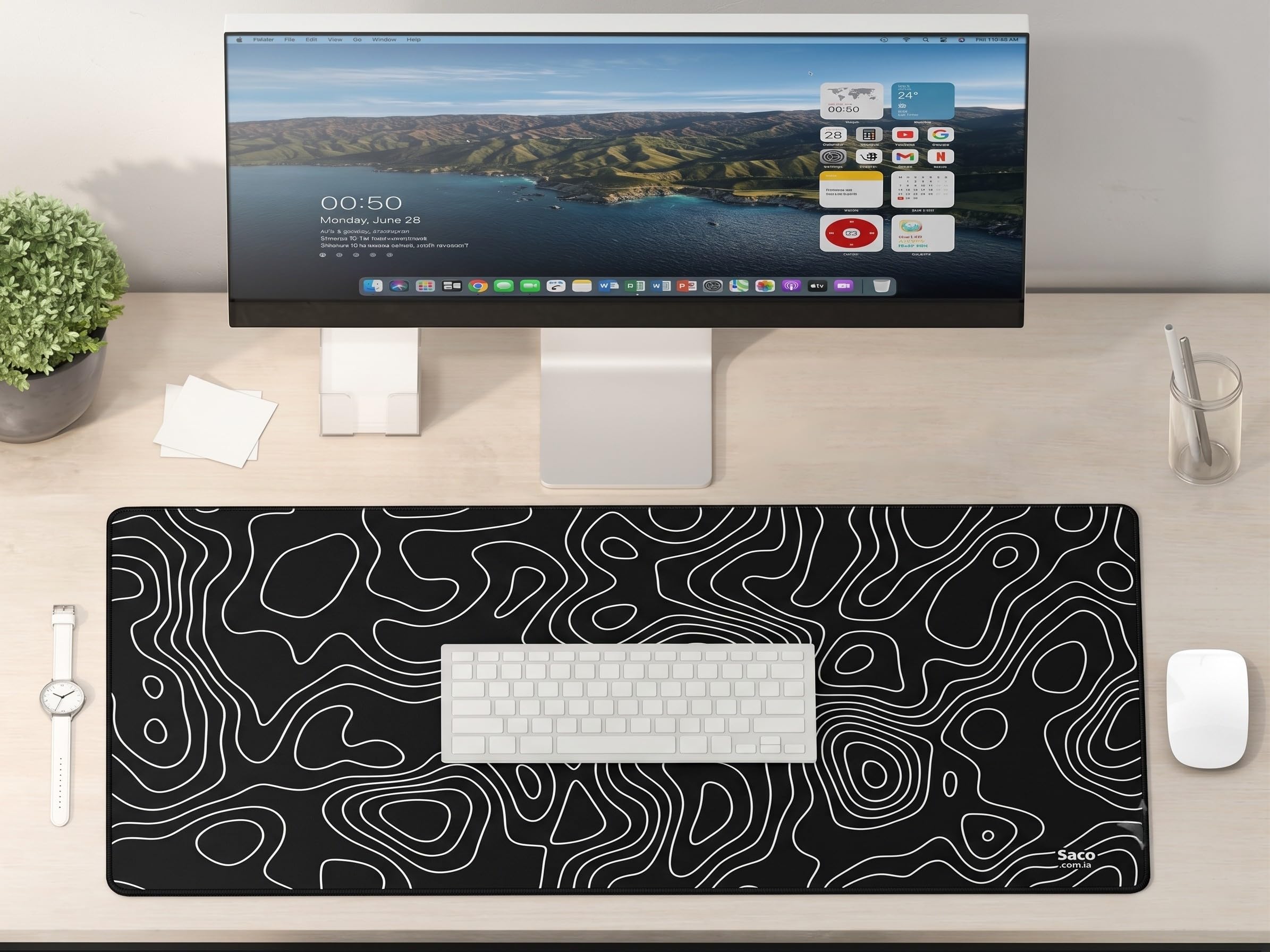 Saco XXL Gaming Mouse Pad - Large Desk Mat -4 Saco XXL Gaming Mouse Pad - Large Desk Mat -4