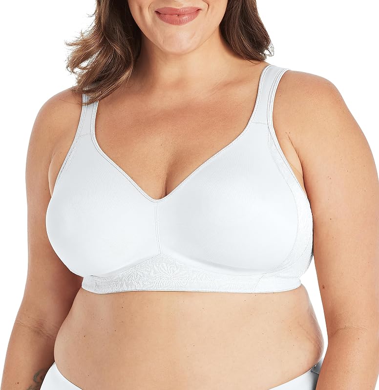 PLAYTEX Sujetadores inalámbricos para mujer - corpiño sin aros de 18 horas - Suavizado lateral y trasero - Cobertura completa