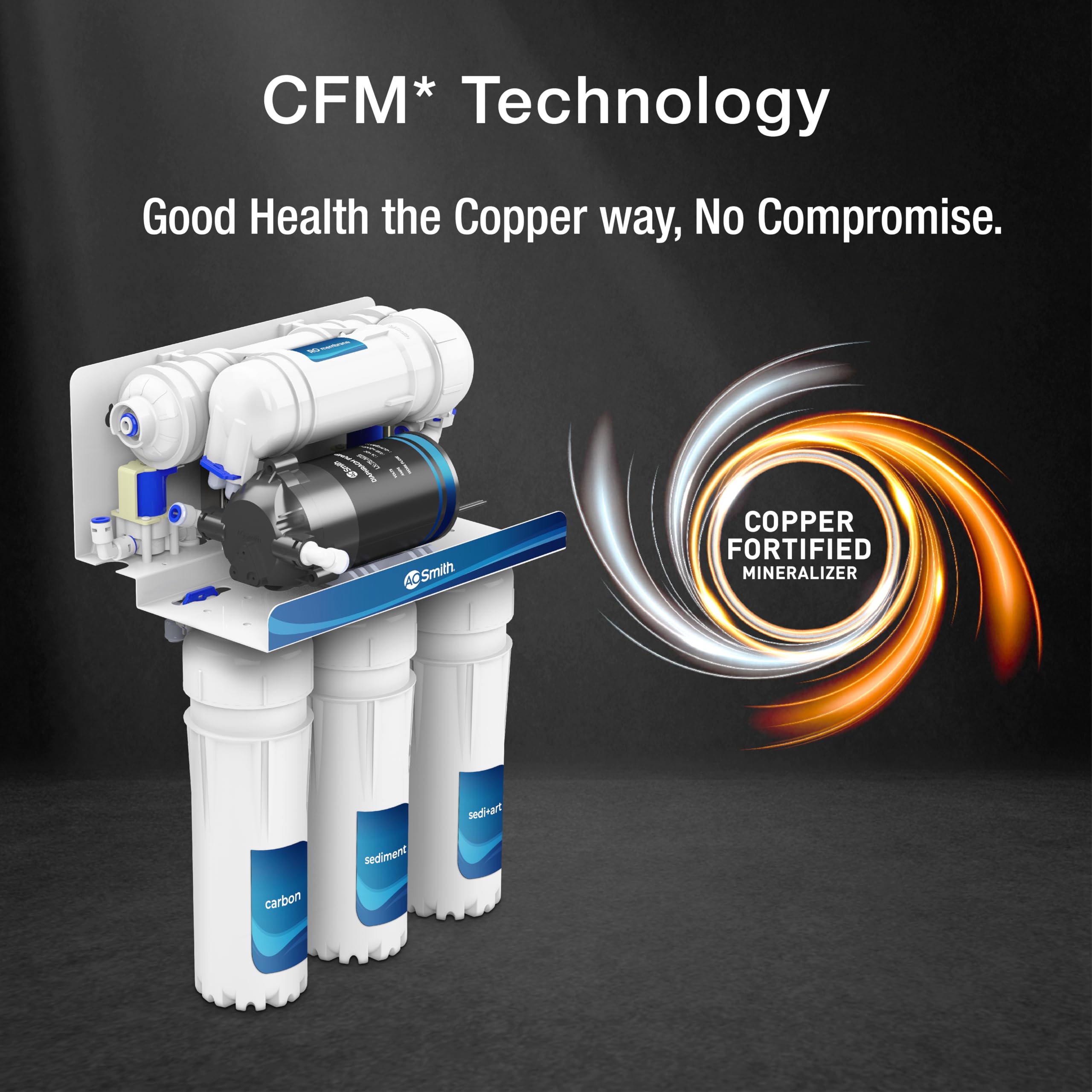 AO Smith X5 Water Purifier - Copper Fortified -3 AO Smith X5 Water Purifier - Copper Fortified -3