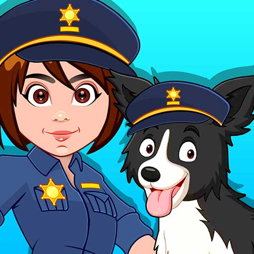 Girl Sheriff Cartoon 3D Cartoon Girl Police Officer PNG Transparent