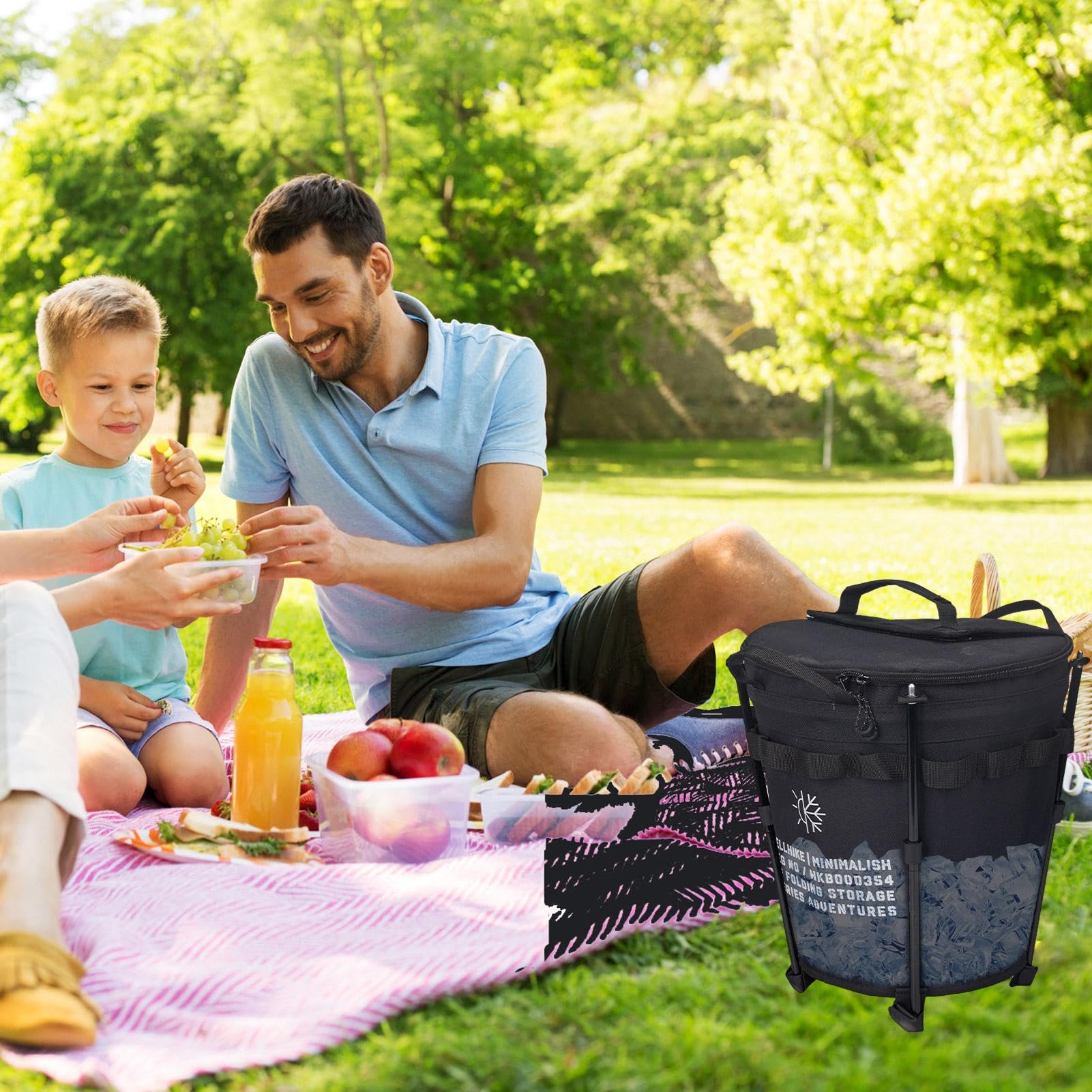 Enfriador de barril | Cubo de hielo portátil | Cubo de hielo aislado | Capa interior de bolsa de aislamiento para , enfriador de camping aislado, cubo de hielo plegable, bolsa térmica