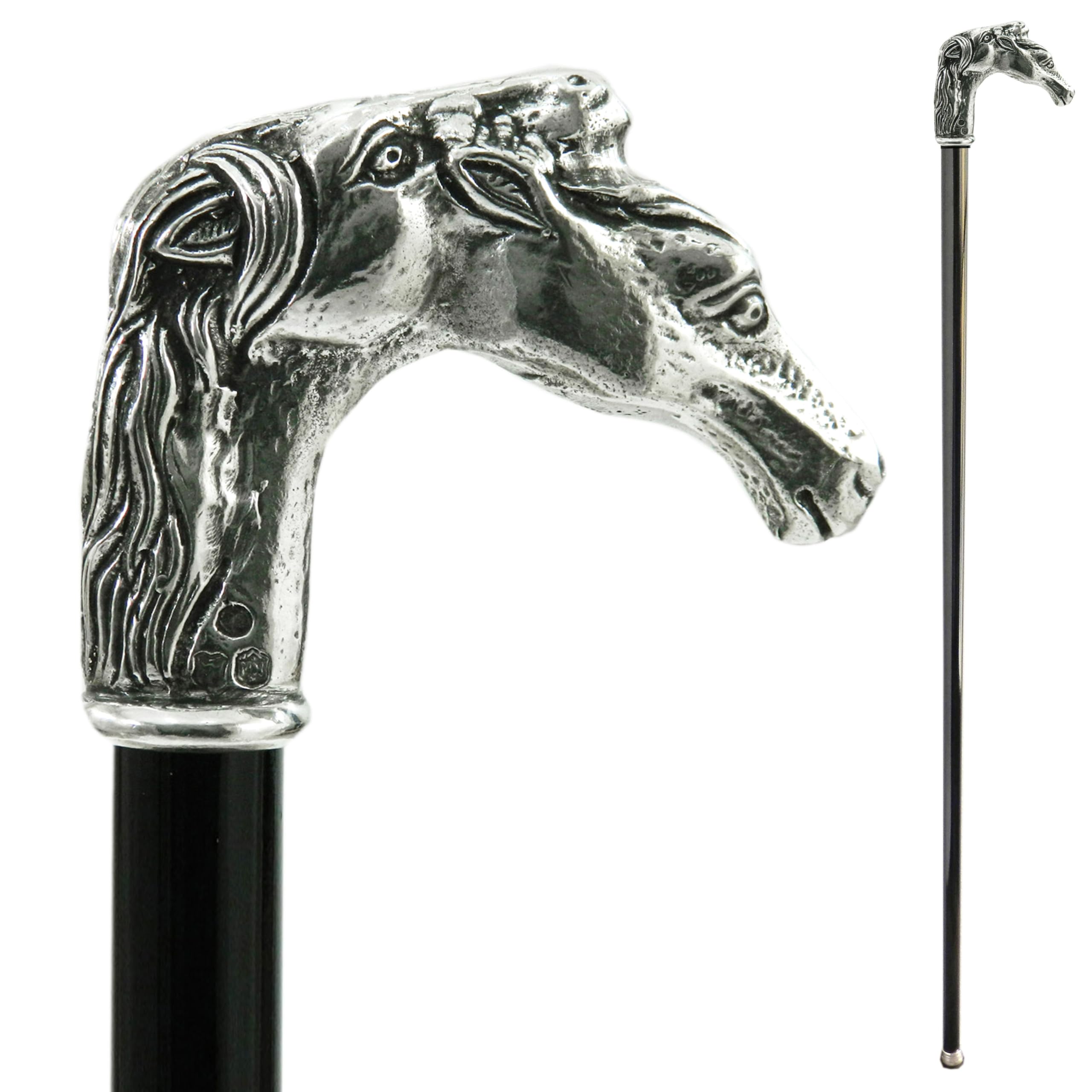 Bastón de paseo de caballo, color ajustable, longitud de encaje, para hombres y mujeres