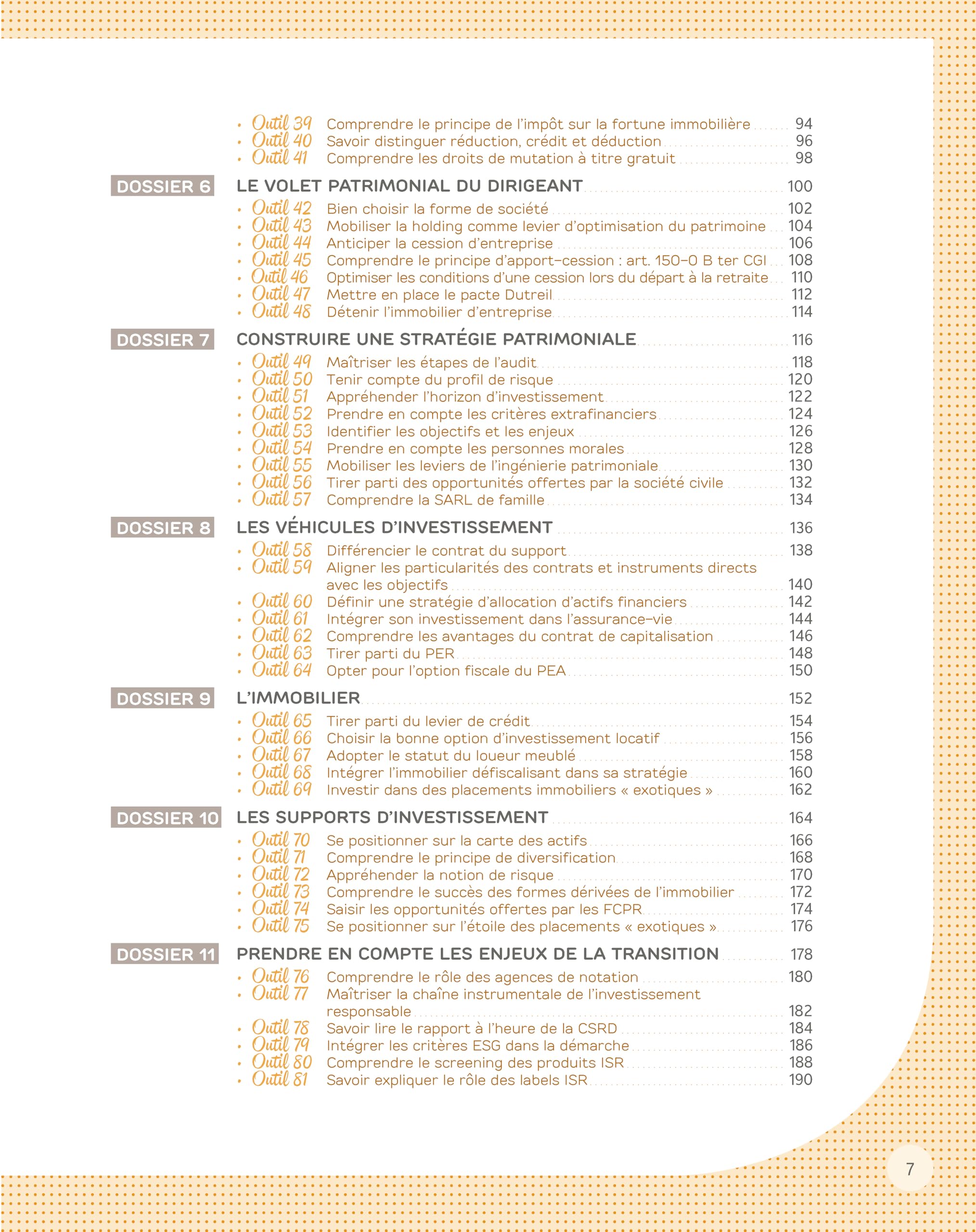 La boîte à outils du conseil en gestion de patrimoine: 81 outils clés en main