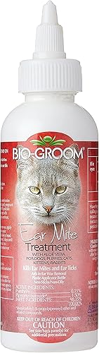 Bio-Groom Tratamiento de ácaros del oído, 4 onzas