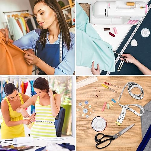 Miniatura 4 de Cinta métrica, cinta métrica iBayam para pérdida de peso corporal, tela, costura, tela a medida, suministros de manualidades de medida, regla suave