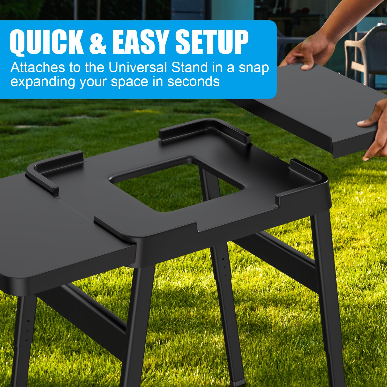 Amazon.com: LS'BABQ XSKUSSDTBL Attachable Side Table Accessories