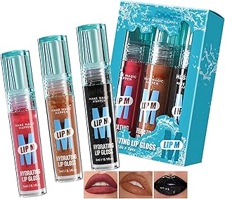 Juego de brillo labial hidratante para mujere...