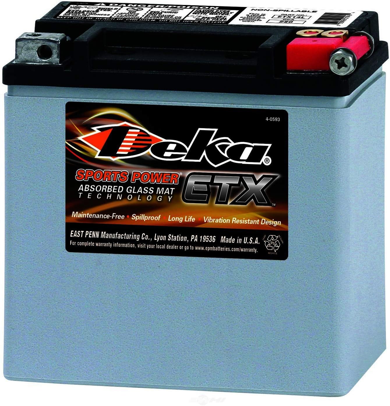 Deka ETX14L Battery