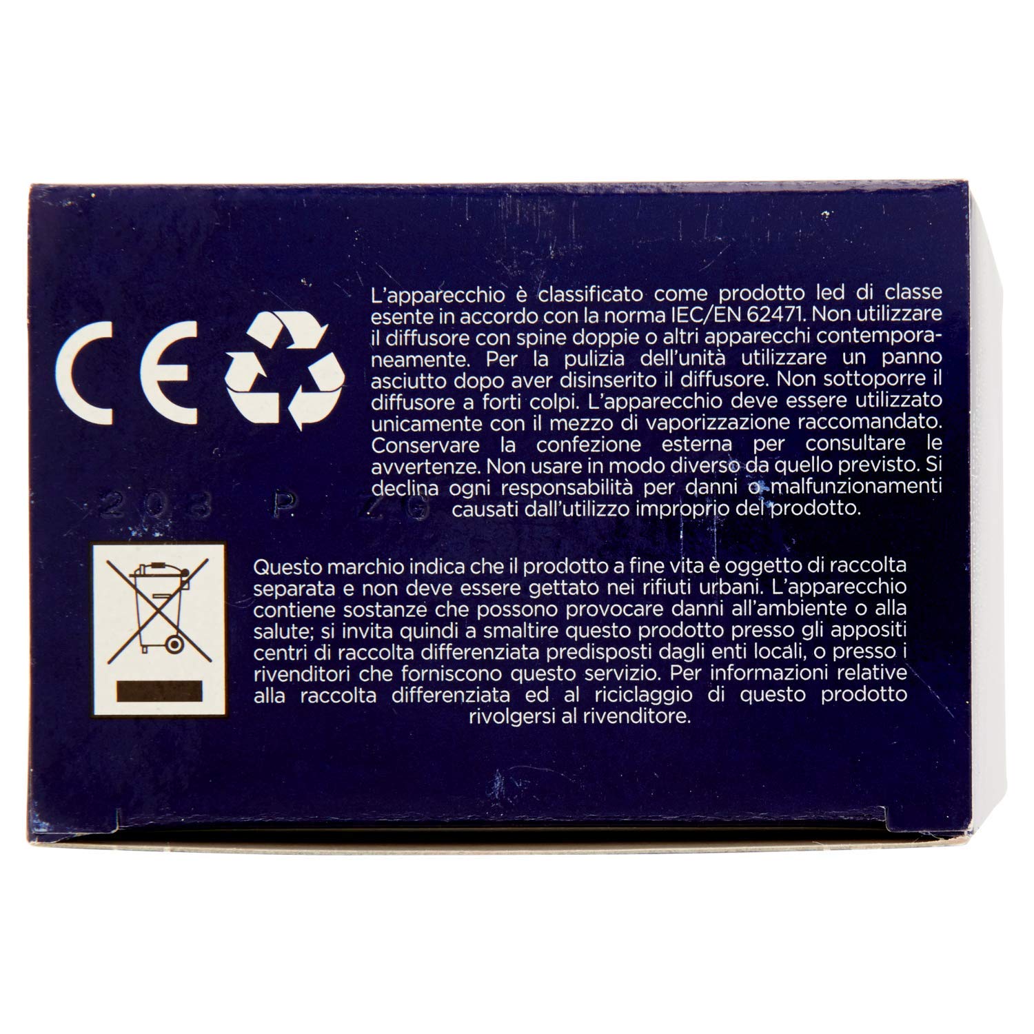 Felce Azzurra - Diffusore Elettrico Classico, Profumatore per Ambienti Luminoso e Fragranza Regolabile, Diffusore Profumo Ambiente per Atmosfera Soffusa a Lungo (75 Giorni), Diffusori Profumatori 20ml