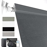 Vista 40 de MYshade - Persianas enrollables opacas personalizadas con cordón para ventanas, tela impermeable, fáciles de instalar