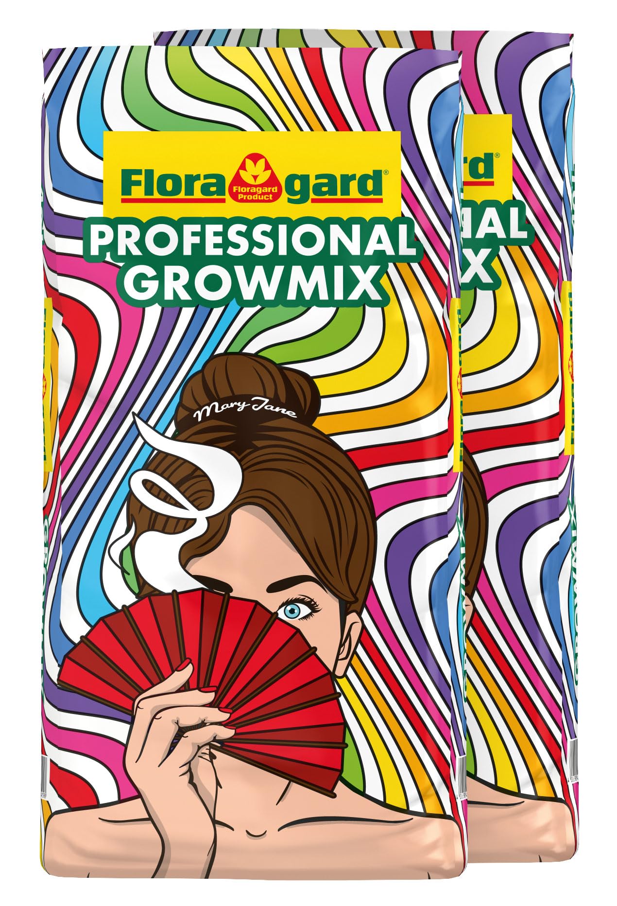 Floragard Growmix 80 L (2×40 L) – Premium Grow-Erde mit Perlite & Trichoderma, lockerer Struktur & guter Drainage – pH-optimiertes, für 4 Wochen vorgedüngtes Grow-Substrat für Indoor-Grow