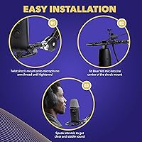 Vista 5 de Soporte para micrófono Blue Yeti por Auphonix