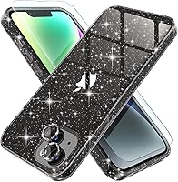 Vista 18 de Choiche, funda para iPhone 14 de mujer, brillante, protección de grado militar, 2 cubiertas de lentes de cámara Diamond, 2 protectores de vidrio