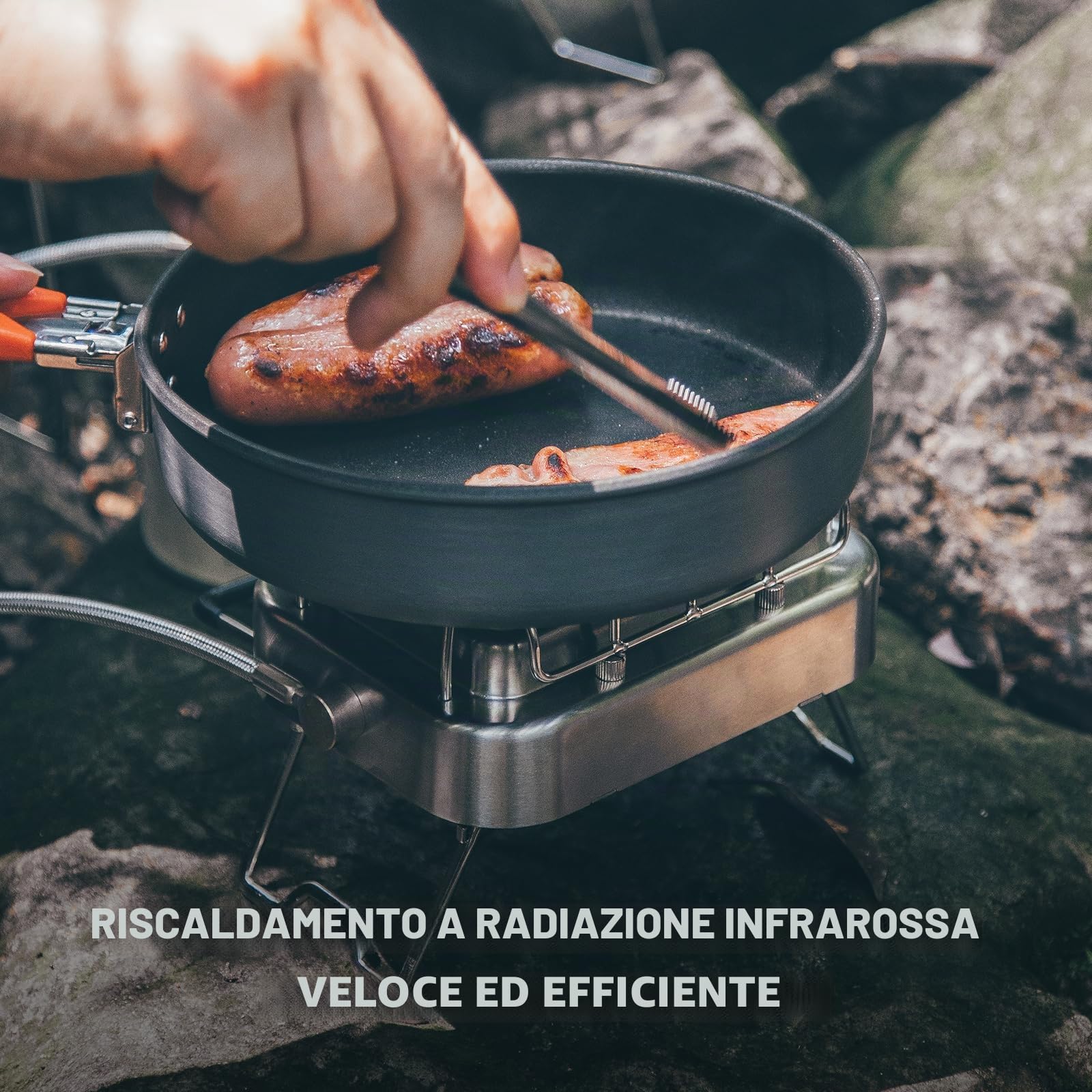 Fire-Maple Sunflower Riscaldatore Portatile Fornello da Campeggio Riscaldatore a Gas da Esterno, Ideale per Pesca sul Ghiaccio, Escursionismo, Caccia, Sdatto per 1-2 Persone