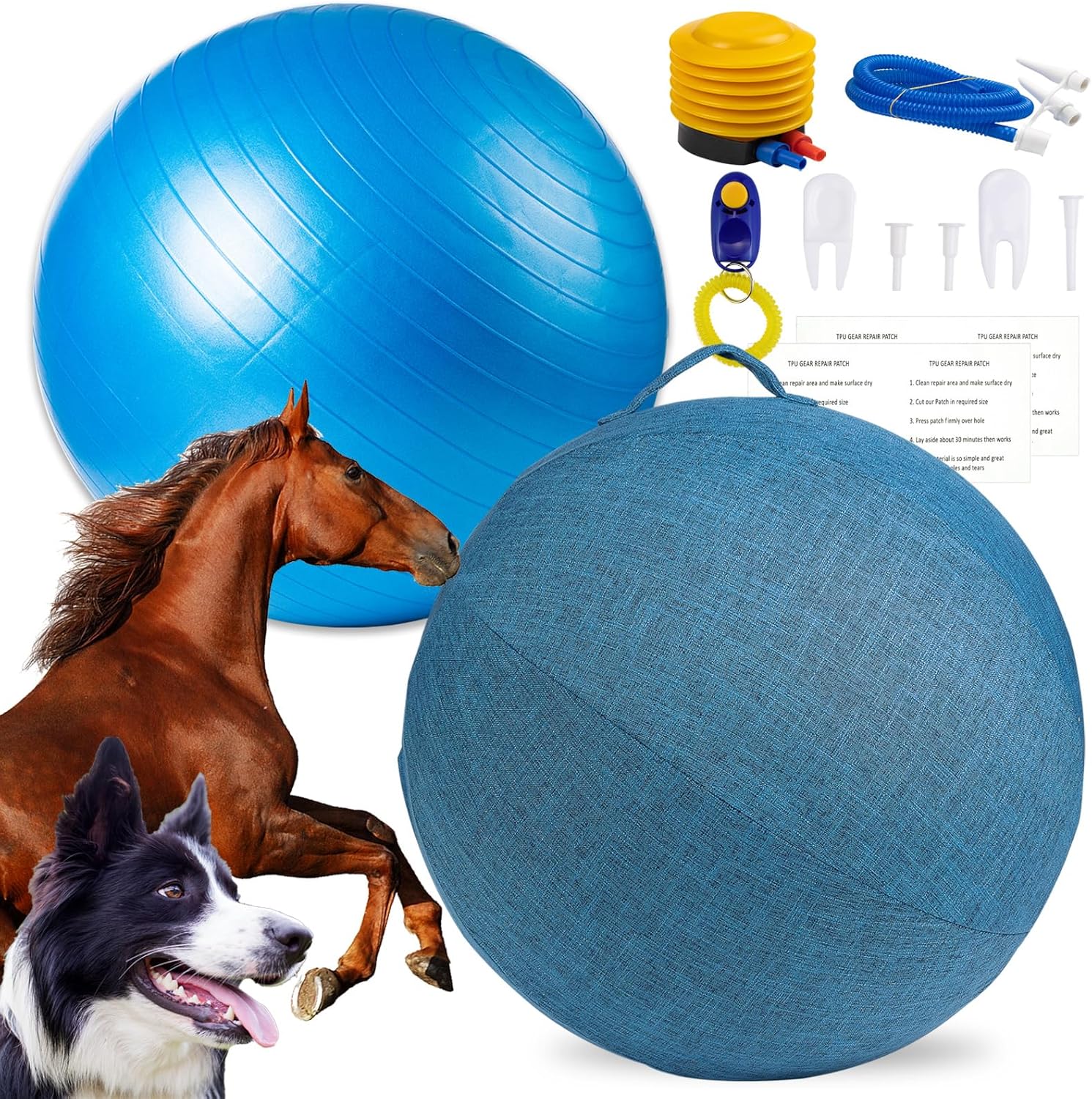 Nopaso Herding Ball for Horse 25inch Ball Horse Toys