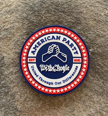 PatchOps American Party We The People United Through Our Differences PVC Tactical Morale Patch