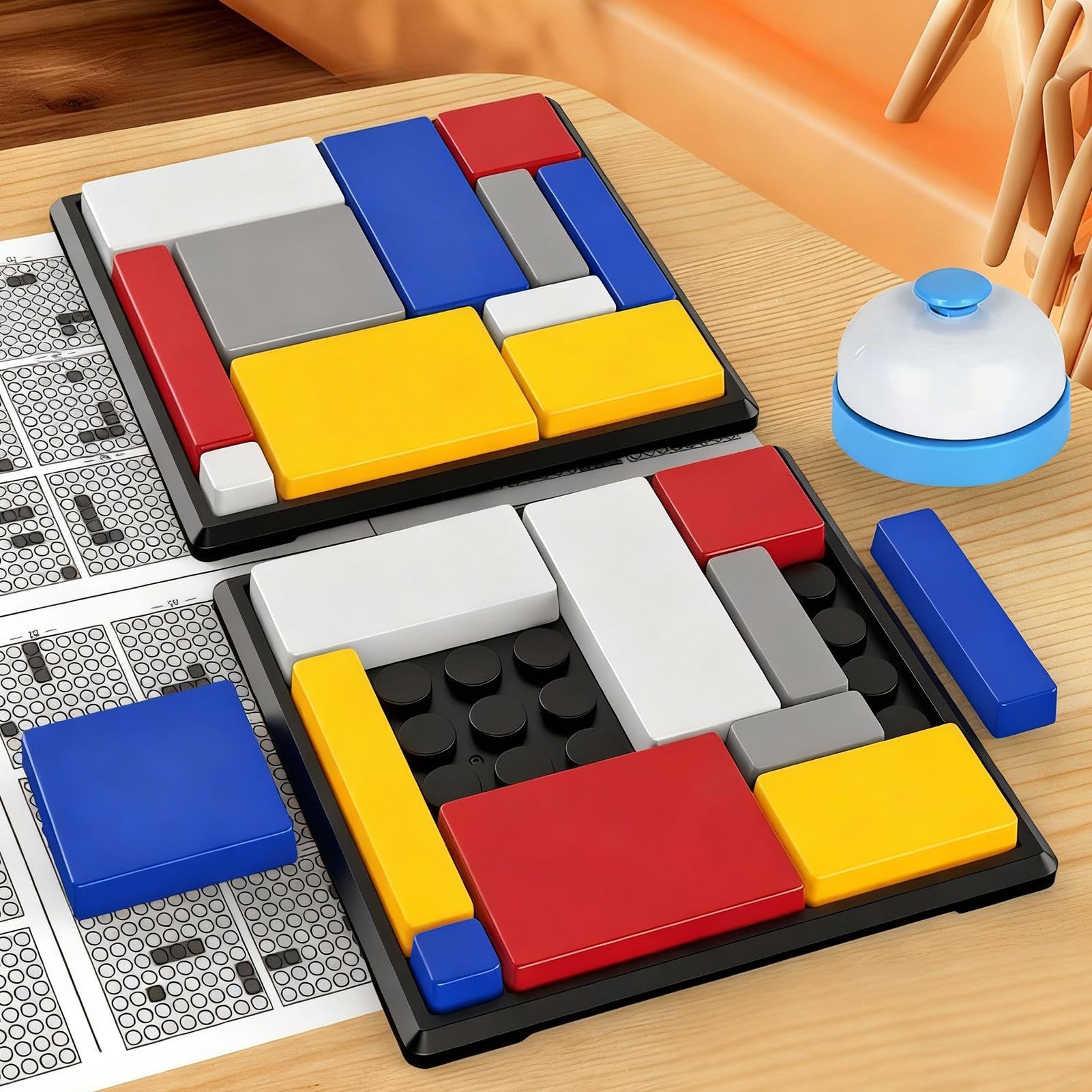 Juego De Lógica Y Rompecabezas 3D Portátil – Juguete De Pensamiento Creativo En ABS, Mejora La Concentración Y Razonamiento, Ideal Para Adolescentes Y Adultos En Casa, Oficina O Viajes