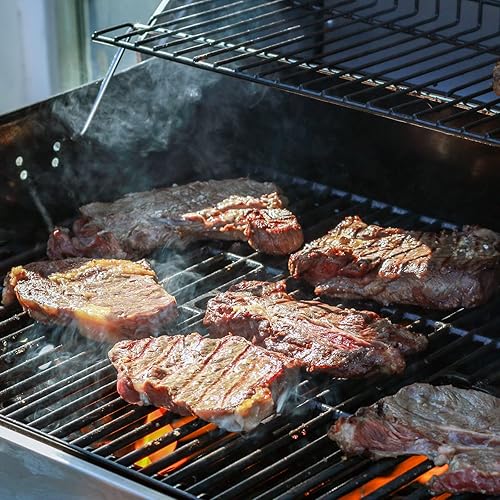 Miniatura 6 de UikJOY Pieza de repuesto para parrilla Charbroil de 2 quemadores, rejillas de hierro fundido de 18.19 pulgadas para Char-broil Performance