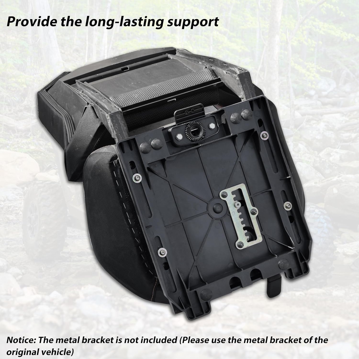 SAUTVS Seat Base Assembly for Polaris RZR XP 1000/General 1000/General XP 1000, Seat Base Assembly for Polaris RZR XP 1000 XP Turbo S RZR Trail S General 1000 XP 1000 2014-2025 Accessories (#2634889)