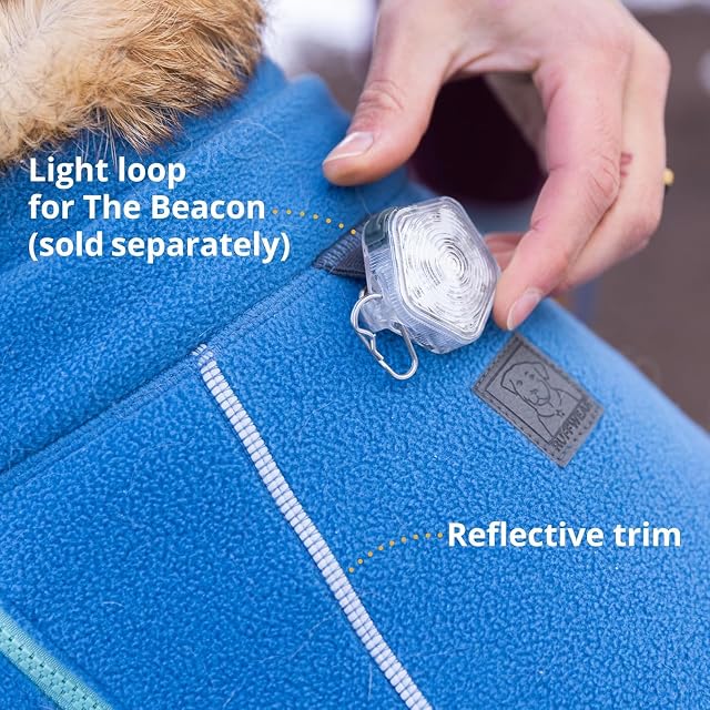 Foto 6 de 8 de RUFFWEAR Climate Changer Fleece Dog Jacket, Extra Large Dog Coat with Zip