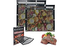 Non-Stick Mesh Grill Bags for Smokeless, Effortless & Versatile Grilling