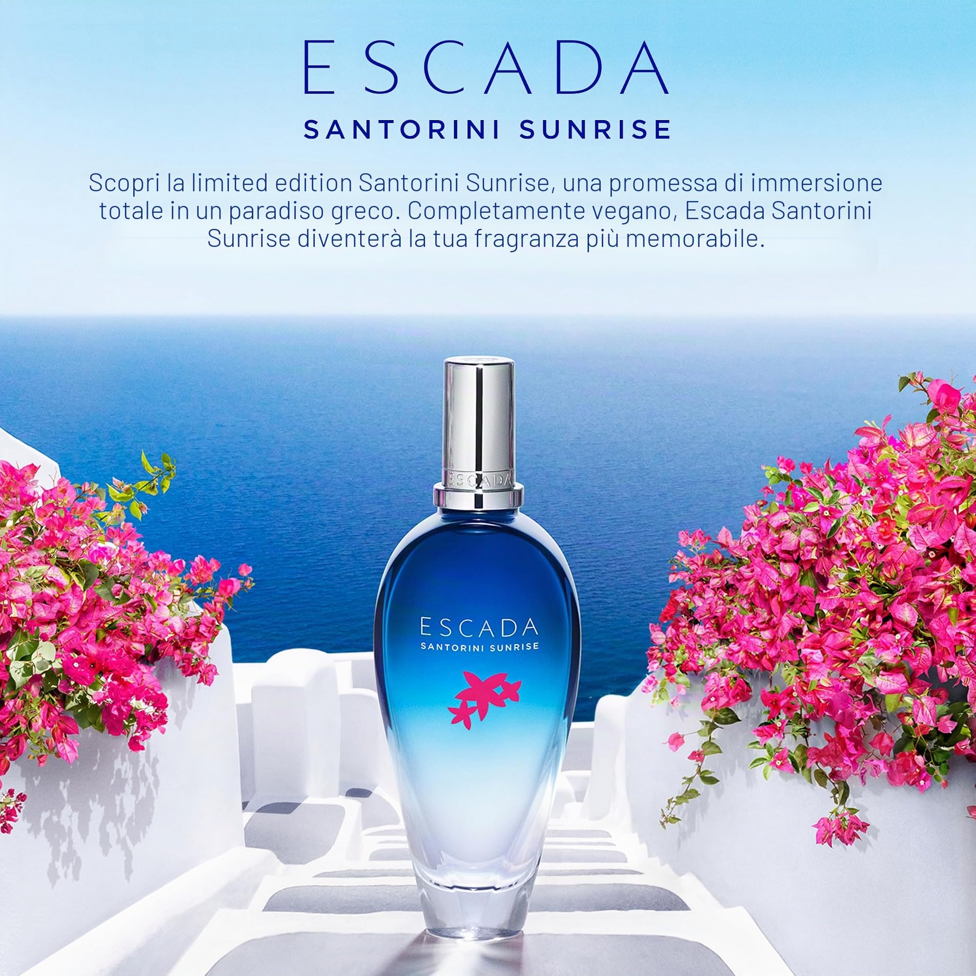 ESCADA Santorini Sunrise Limited Edition EDT spray 100 Ml per chi cerca una fragranza distintiva, per un profumo elegante e duraturo, 100 ml