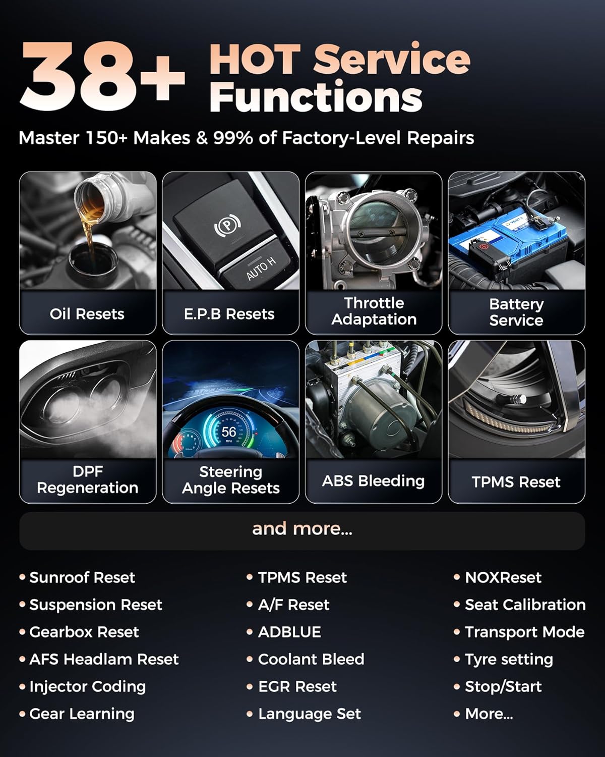 Launch X431 PROS V 5.0: 2026 Bluetooth Bidirectional Scan Tool with ECU Coding 38+ Reset for All System Car Diagnostic CANFD DOIP OBD2 Scanner 2 Yrs Update, Upgraded of PROS Elite, Same as V+