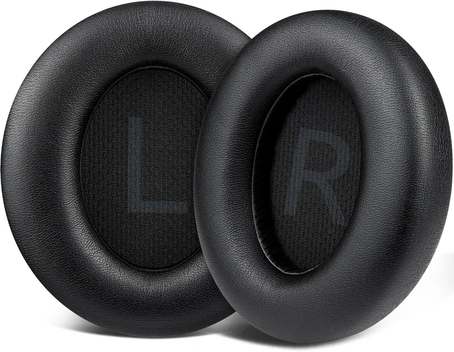 SOULWIT Earpads Replacement for Anker Soundcore Space Q45 Headphones, Ear Pads Cushions with Softer Protein Leather, Noise Isolation Foam - Black