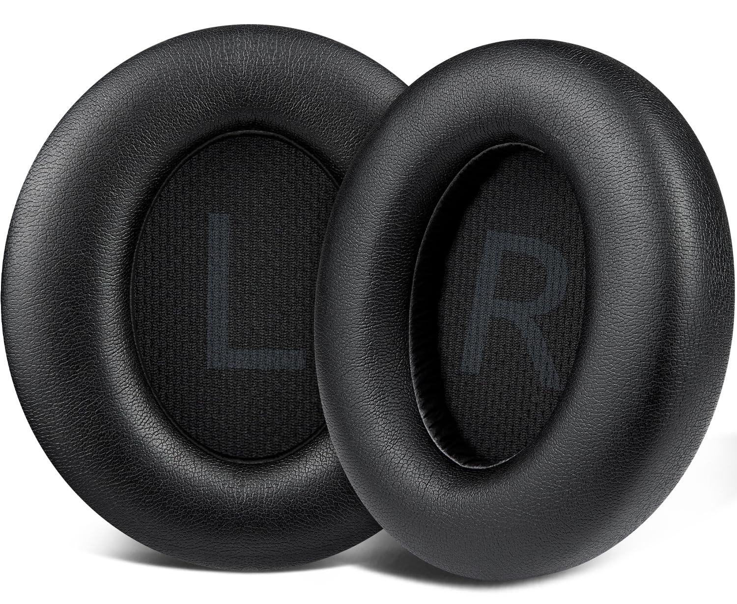 SOULWIT Earpads Replacement for Anker Soundcore Space Q45 Headphones, Ear Pads Cushions with Softer Protein Leather, Noise Isolation Foam - Black
