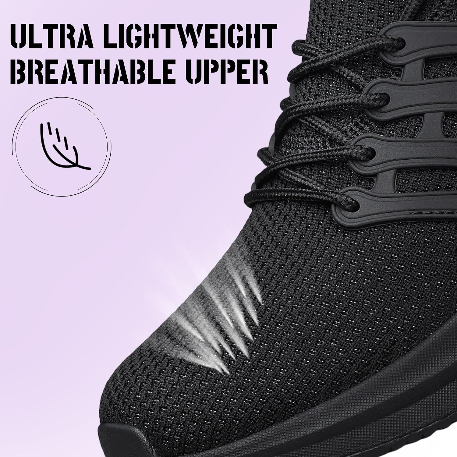 Womens Walking Shoes Non Slip Running Tennis Shoes Slip on Breathable Lightweight Athletic Gym Workout Cross Training Fashion Sneakers