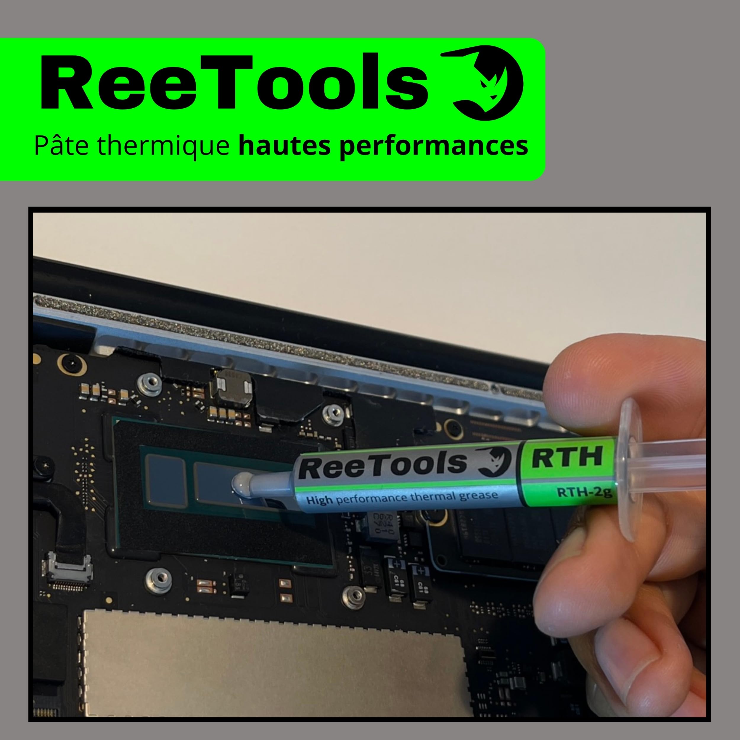 Pate Refroidissement Cpu Pâte Thermique Miioto 200g - Pour PC, PS4, CPU - Conductivité 3-5 W/(m·K) Thermal Grizzly Kryonaut