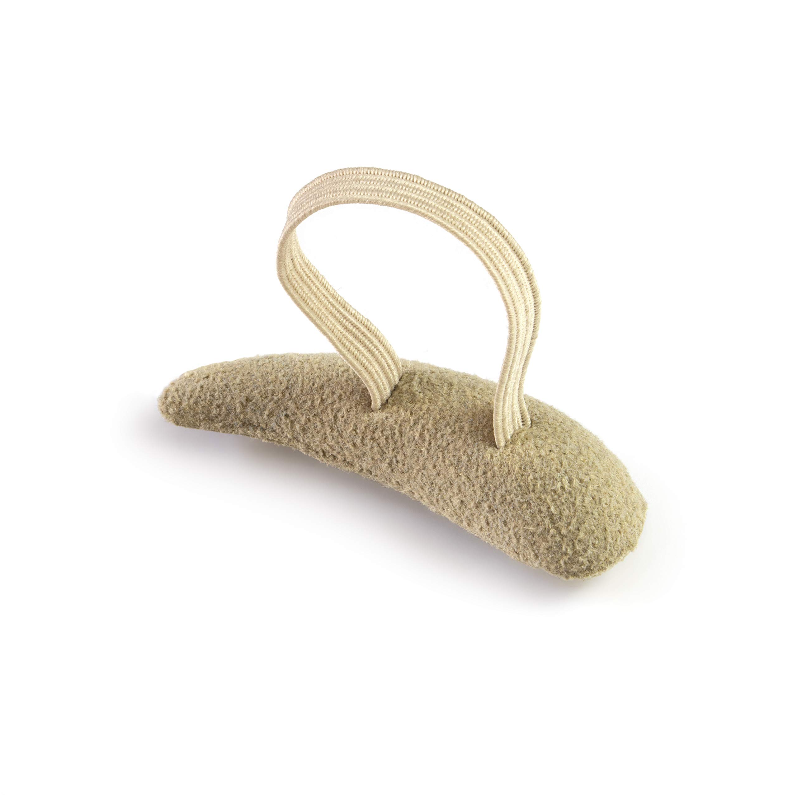 Steins Cojín para dedo del pie en martillo y almohadilla de refuerzo que reduce la presión de callos y dedos en martillo, pequeño izquierdo, beige, 3 unidades