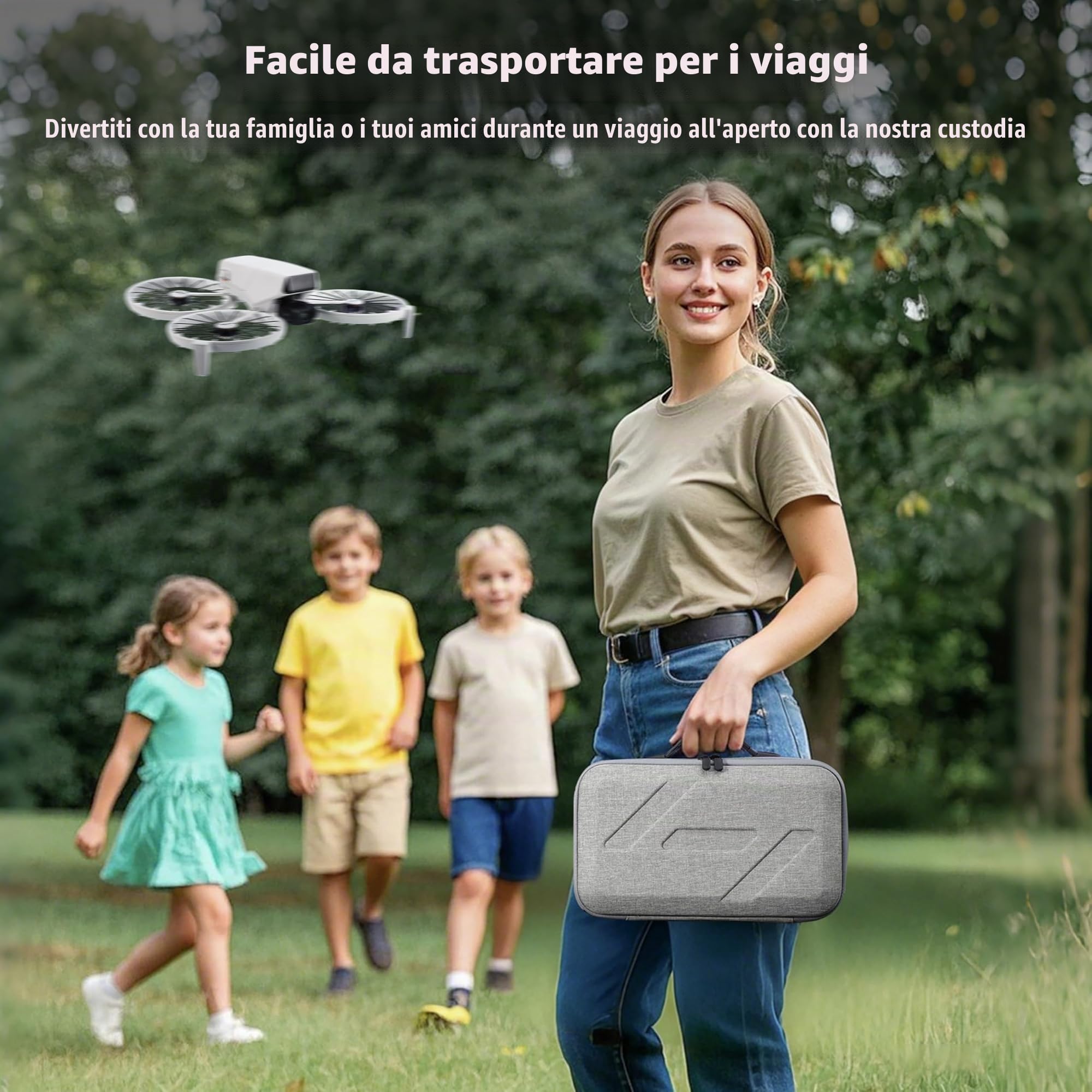 Tomat Flip Custodia, borsa a tracolla portatile per DJI Flip Fly More Combo, supporto per 3 batterie di volo intelligenti, custodia per il trasporto con controller remoto RC 2/N3