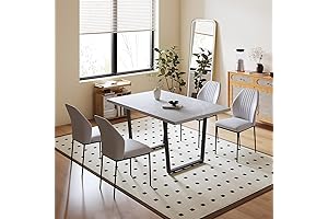 5 Piece Compact Dining Set for Small Spaces