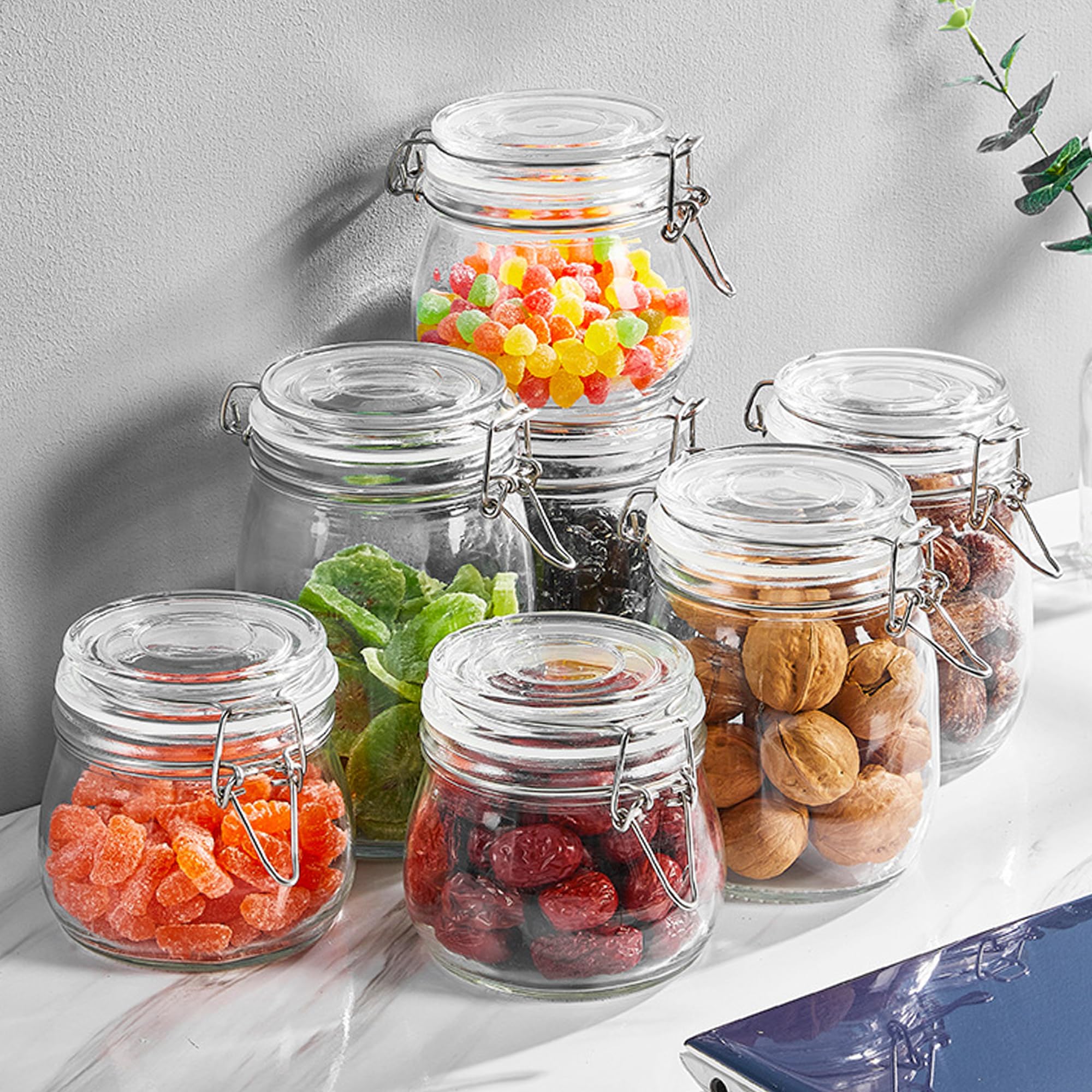 glass jar airtight seal refrigeration food storage