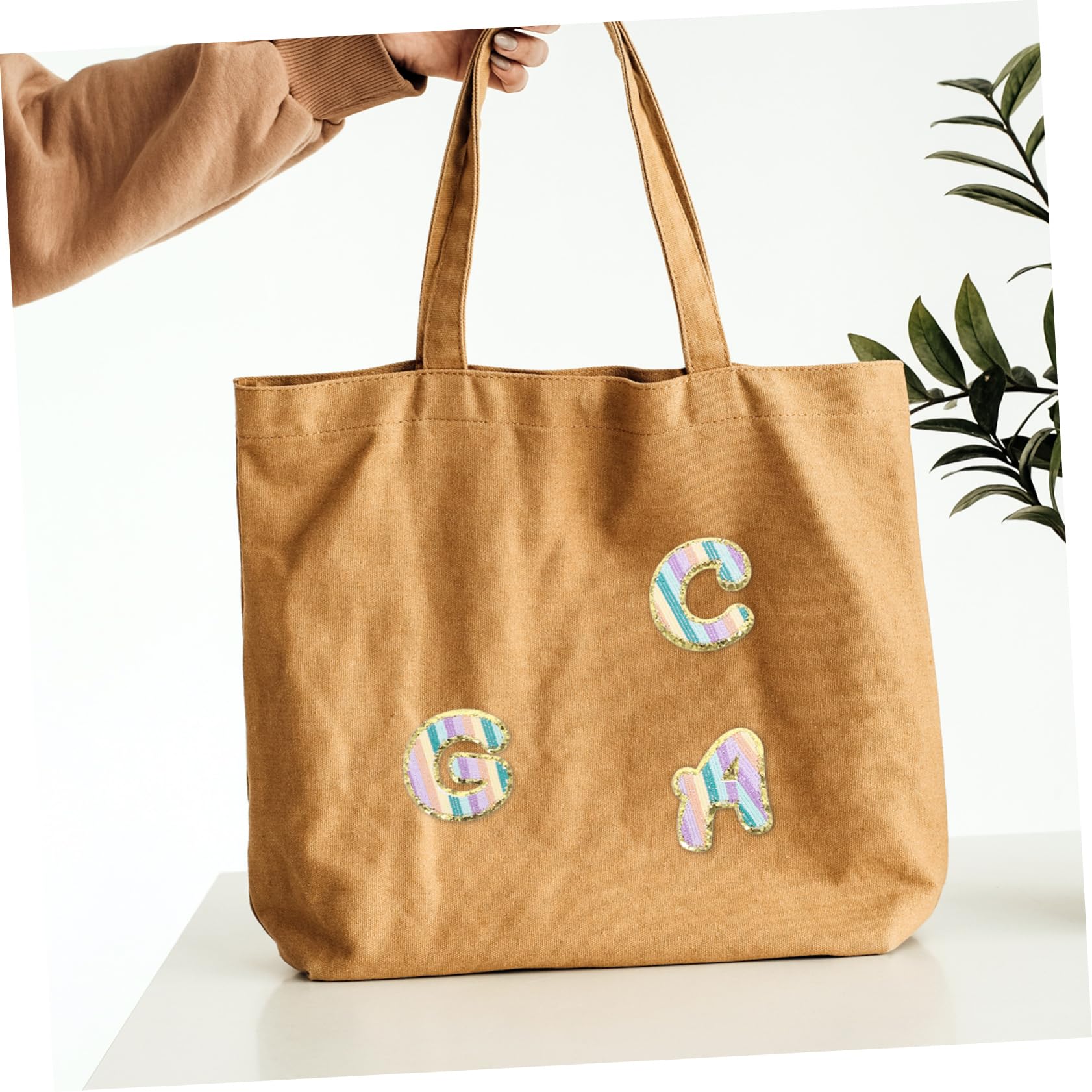 SHINEOFI 78pezzi Patches Ricamati in Alphabet Per Toppe Adesive Decorazione Per Abbigliamento e Borse Facili Applicare